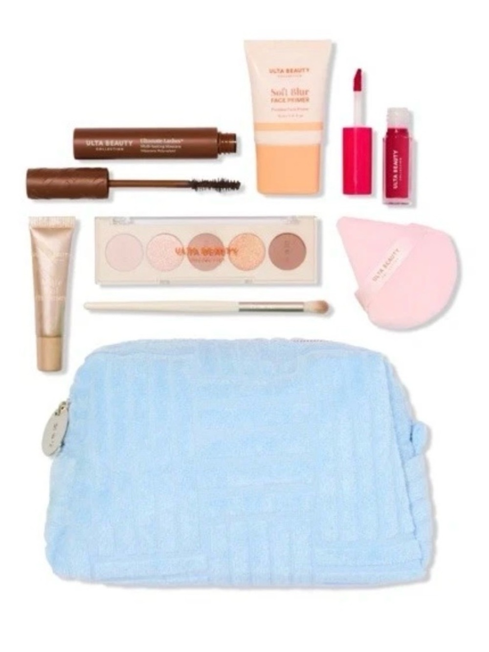 Ulta Beauty Sample Makeup Set with Brown Mascara & Neutral Palette